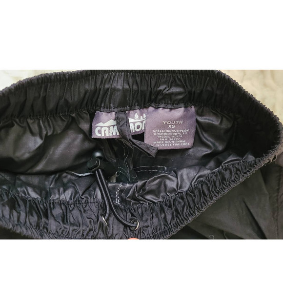 Youth Campmor Black Wind‎ Pants Size Youth XS - Picture 2 of 4